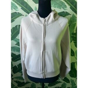 Milk + Honey Full Zip Hoodie Women Small Beige NWOT